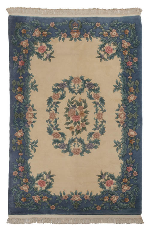 6x9 Aubusson Design Rug